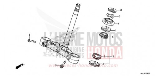 STEERING STEM NC750DE de 2014